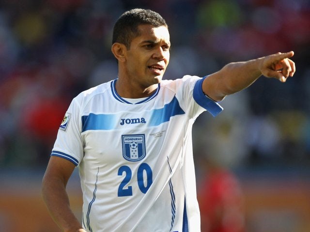 Honduras captain Amado Guevara in action at the World Cup in South Africa on June 16, 2010.