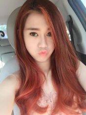 Nhuộm tóc màu đỏ cam - phong cách thời trang tóc đang lên ngôi