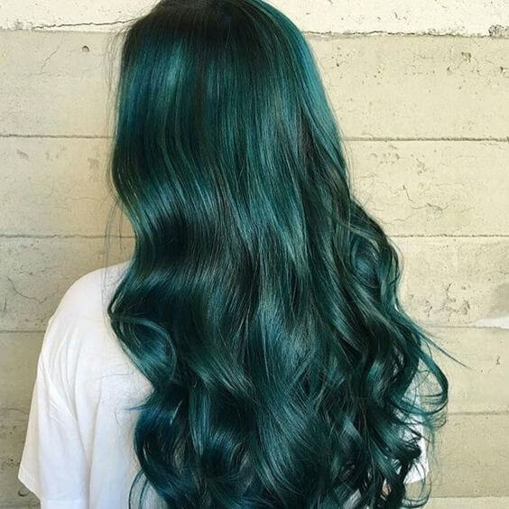 Nhuộm tóc màu xanh rêu - những lựa chọn tuyệt vời nhất
