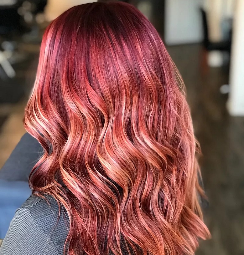 8+ kiểu tóc nhuộm màu đỏ rượu vang đẹp hút mắt