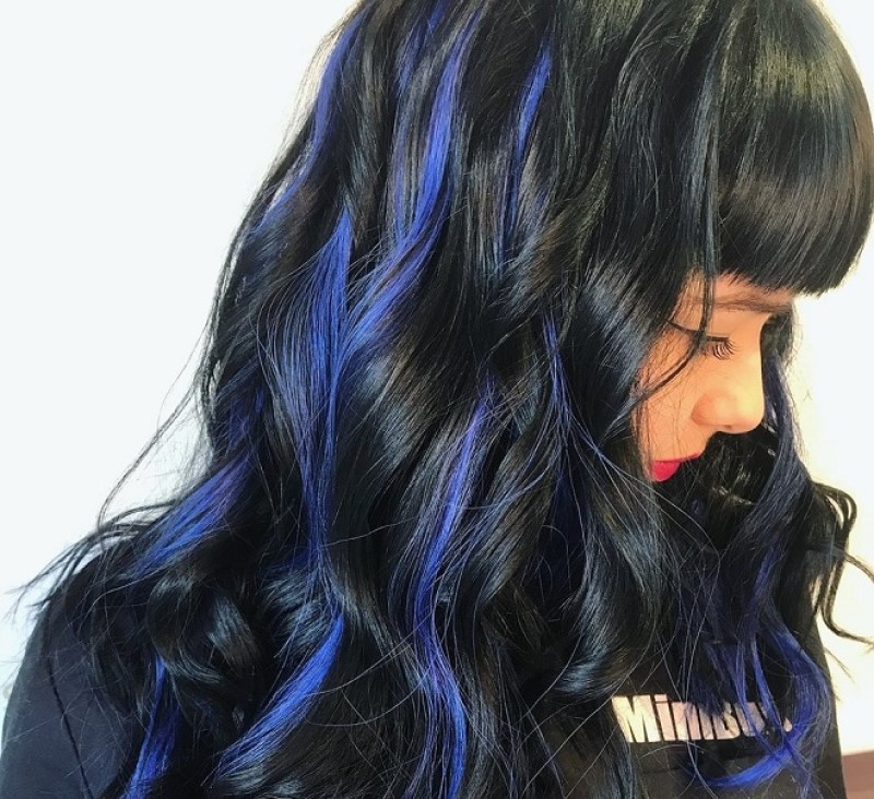 Top những màu tóc nhuộm xanh than đẹp hợp thời trang